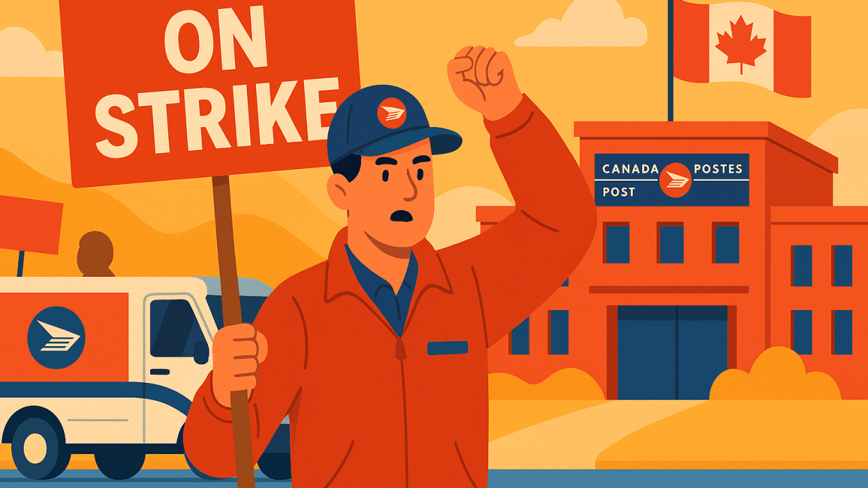 Over 50,000 Canada Post Workers on Strike Amid Wage Dispute