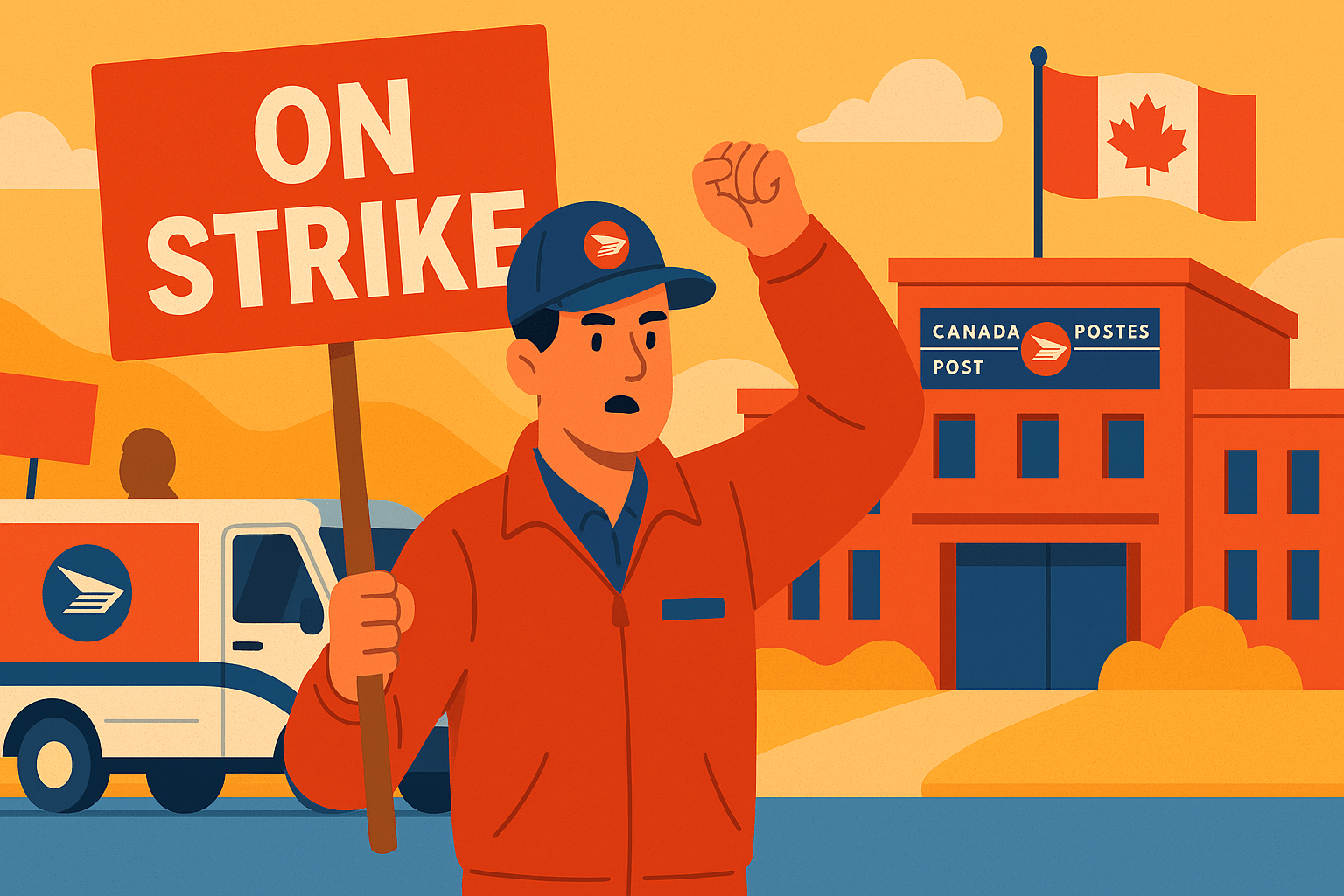 Over 50,000 Canada Post Workers on Strike Amid Wage Dispute