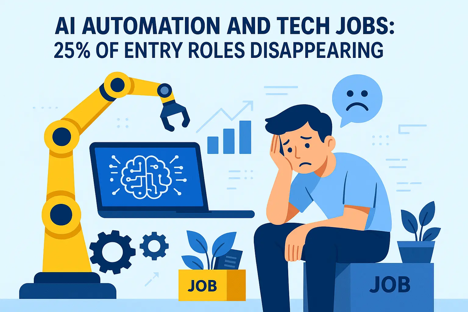 AI Automation and Tech Jobs: 25% of Entry Roles Disappearing
