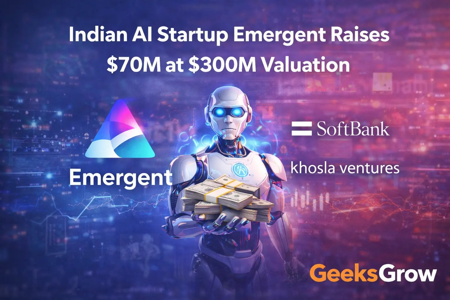 Indian AI Startup Emergent Raises $70M at $300M Valuation