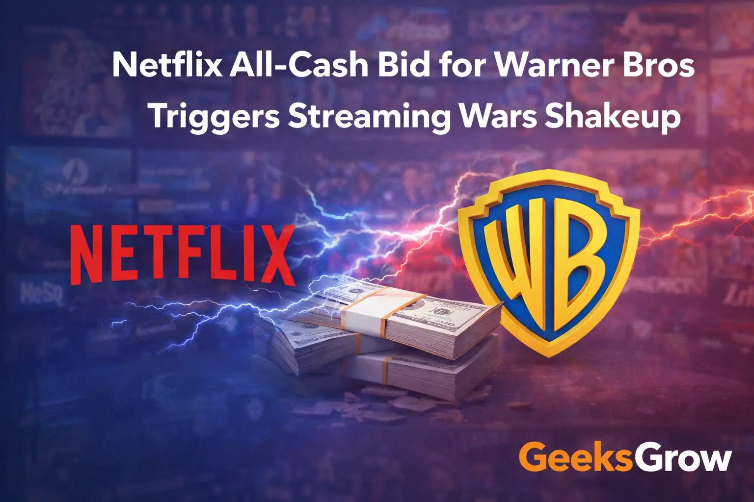 Netflix All-Cash Bid for Warner Bros Triggers Streaming Wars Shakeup