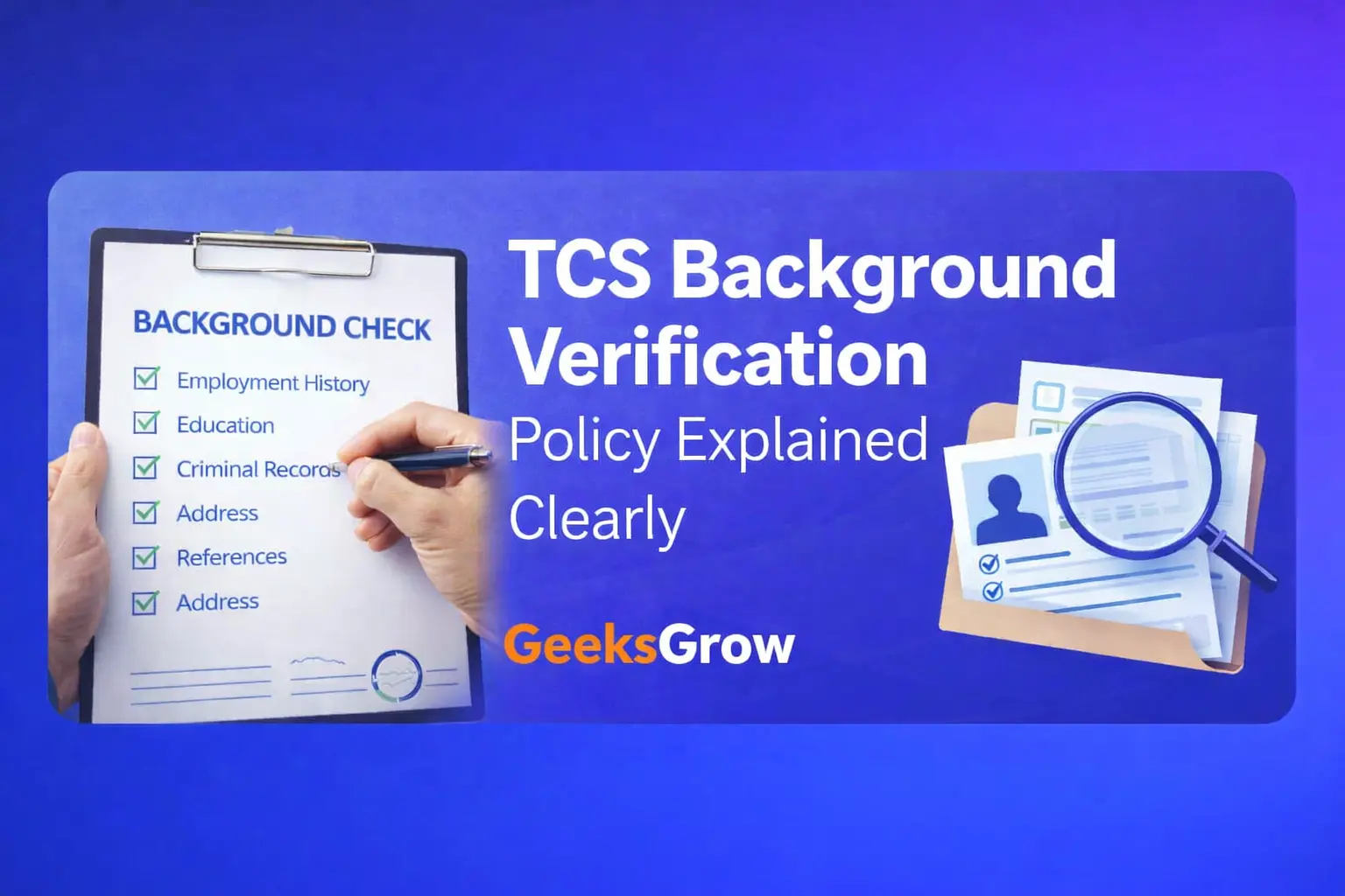 TCS Background Verification Policy Explained Clearly