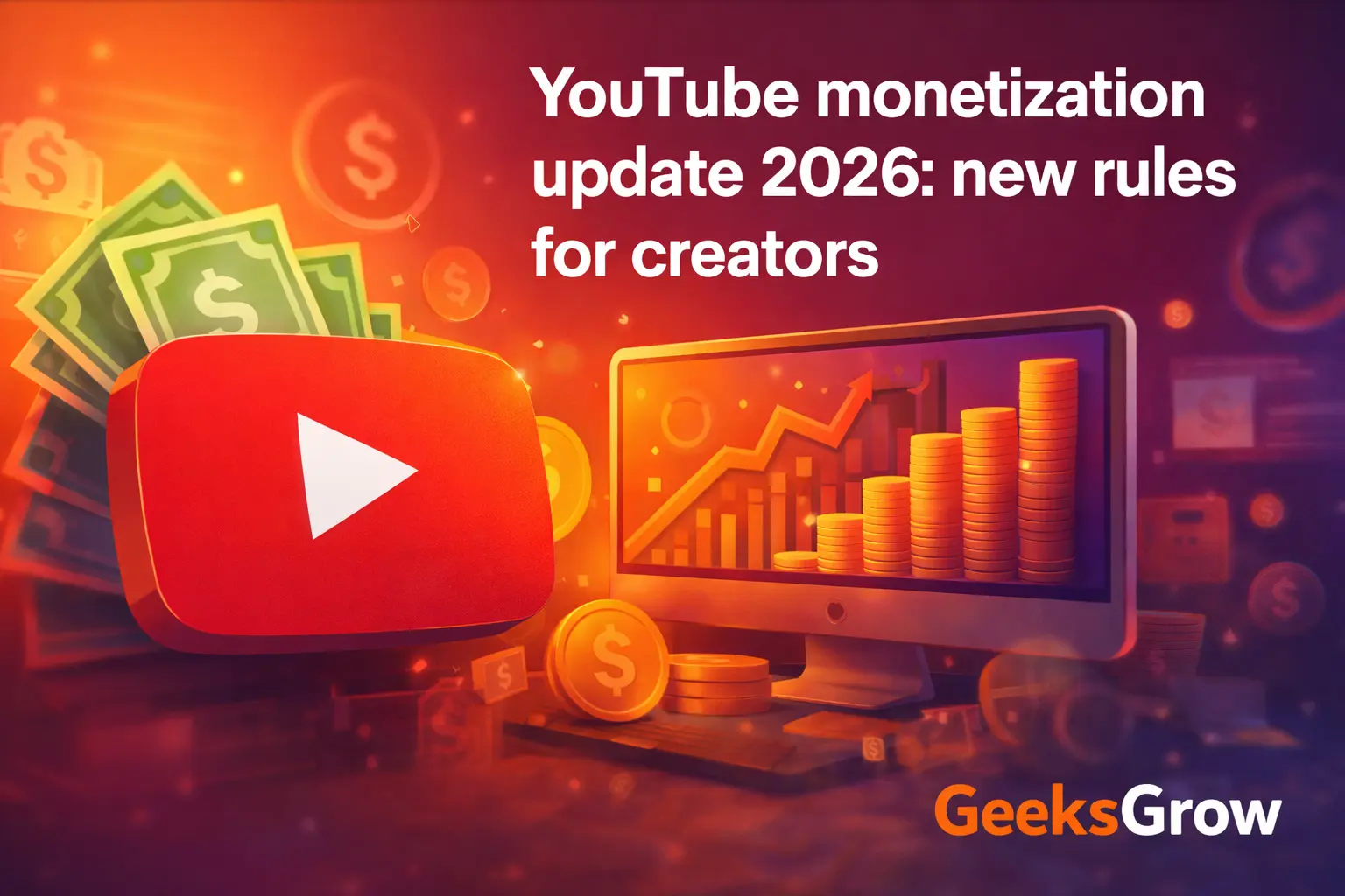 YouTube monetization update 2026: new rules for creators