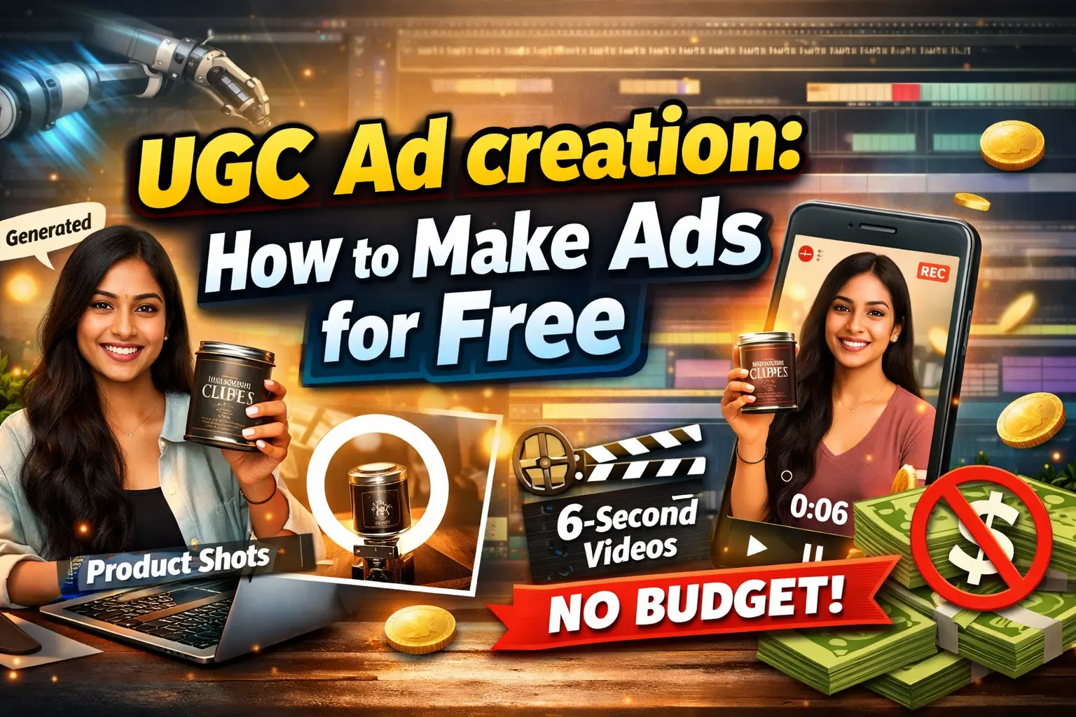 UGC Ad creation: How to Make Ads for Free
