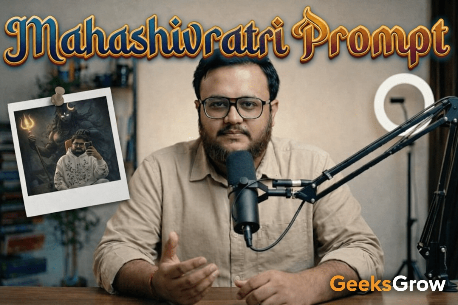 Mahashivratri AI Image Generation Prompt Guide | GeeksGrow