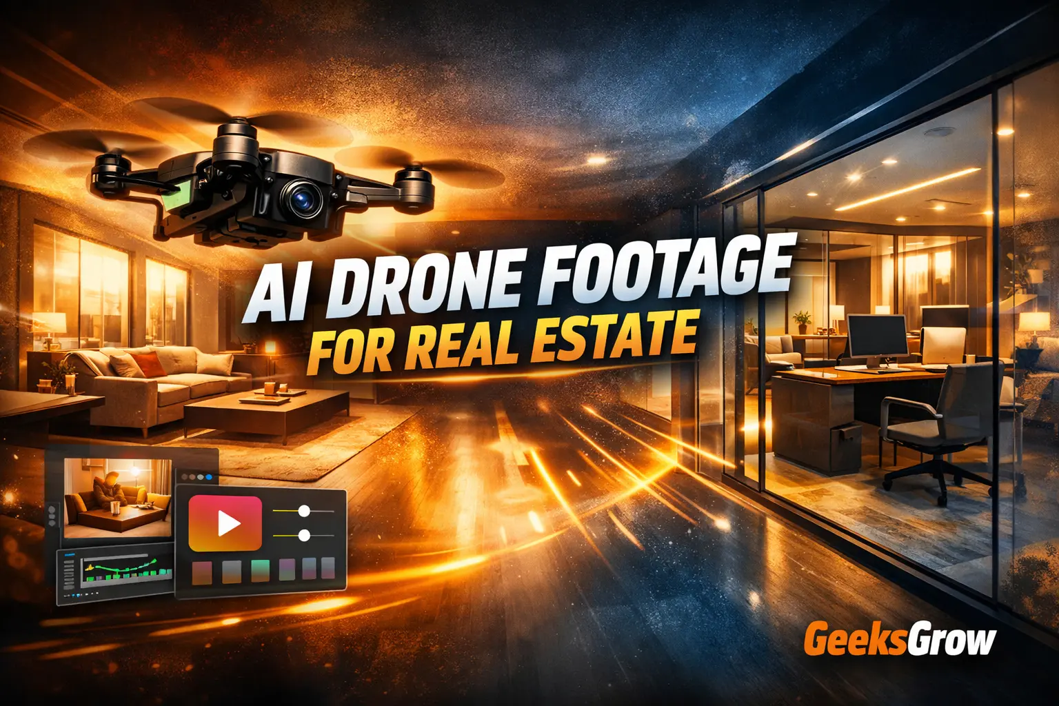 AI Drone Footage for Real Estate Using Simple AI Tools